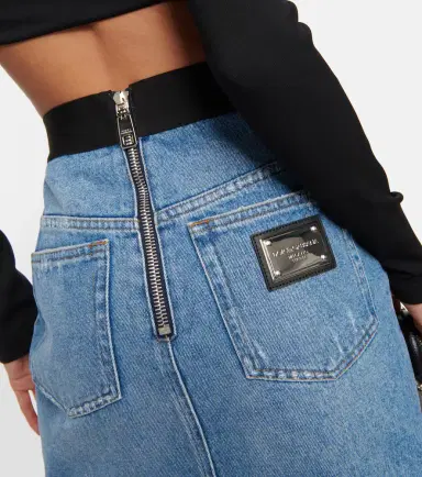 Dolce & Gabbana Logo denim miniskirt | Thumbnail 5 Dolce & Gabbana Logo denim miniskirt | Thumbnail 5