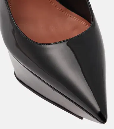 Amina Muaddi Yigit patent leather platform pumps | Thumbnail 5 Amina Muaddi Yigit patent leather platform pumps | Thumbnail 5