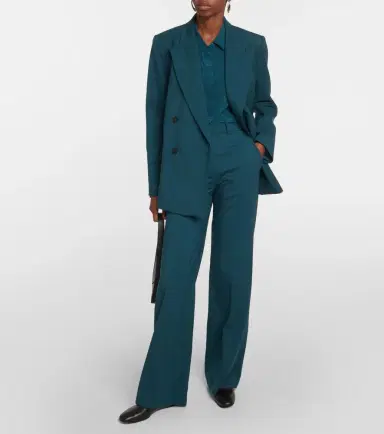 Joseph Morissey mid-rise wool straight pants | Thumbnail 3 Joseph Morissey mid-rise wool straight pants | Thumbnail 3