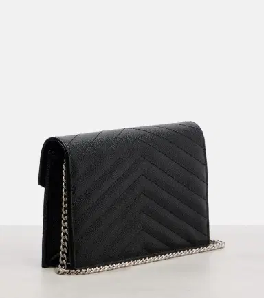Saint Laurent Cassandre matelassé envelope leather wallet on chain | Thumbnail 3 Saint Laurent Cassandre matelassé envelope leather wallet on chain | Thumbnail 3