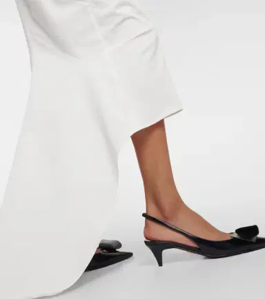 Prada Asymmetric cotton midi skirt | Thumbnail 5 Prada Asymmetric cotton midi skirt | Thumbnail 5