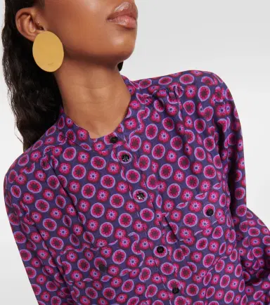 A.P.C. A. P.C. Mathilde printed shirt dress | Thumbnail 6 A.P.C. A. P.C. Mathilde printed shirt dress | Thumbnail 6