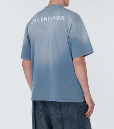 Balenciaga Logo cotton jersey T-shirt | Thumbnail 5 Balenciaga Logo cotton jersey T-shirt | Thumbnail 5