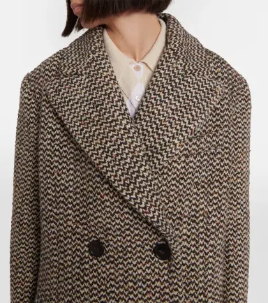 Miu Miu Wool and silk-blend bouclé coat | Thumbnail 3 Miu Miu Wool and silk-blend bouclé coat | Thumbnail 3