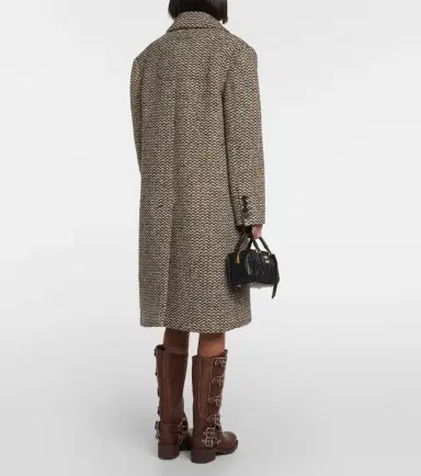 Miu Miu Wool and silk-blend bouclé coat | Thumbnail 4 Miu Miu Wool and silk-blend bouclé coat | Thumbnail 4
