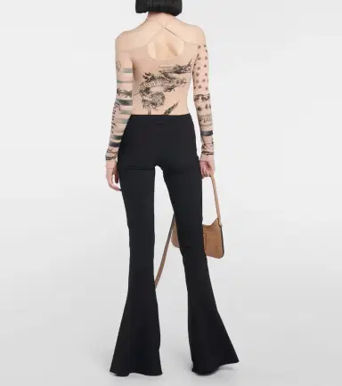 Jean Paul Gaultier x KNWLS cutout flared pants | Thumbnail 2 Jean Paul Gaultier x KNWLS cutout flared pants | Thumbnail 2