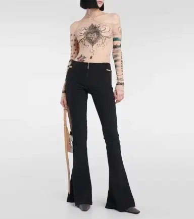 Jean Paul Gaultier x KNWLS cutout flared pants | Thumbnail 6 Jean Paul Gaultier x KNWLS cutout flared pants | Thumbnail 6