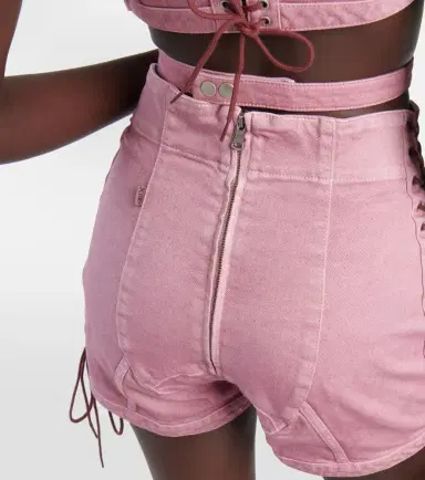 Jean Paul Gaultier x KNWLS high-rise denim corset shorts | Thumbnail 3 Jean Paul Gaultier x KNWLS high-rise denim corset shorts | Thumbnail 3