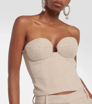 Magda Butrym Cashmere bustier | Thumbnail 2 Magda Butrym Cashmere bustier | Thumbnail 2