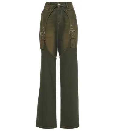 BLUMARINE Embellished buckle boyfriend jeans | Thumbnail 1 BLUMARINE Embellished buckle boyfriend jeans | Thumbnail 1
