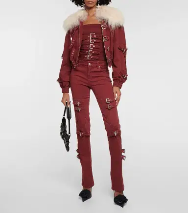 BLUMARINE Cutout mid-rise boyfriend jeans | Thumbnail 6 BLUMARINE Cutout mid-rise boyfriend jeans | Thumbnail 6