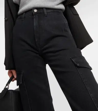 7 For All Mankind Logan Cargo cropped straight jeans | Thumbnail 4 7 For All Mankind Logan Cargo cropped straight jeans | Thumbnail 4