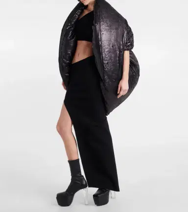 Rick Owens Sequined down jacket | Thumbnail 2 Rick Owens Sequined down jacket | Thumbnail 2