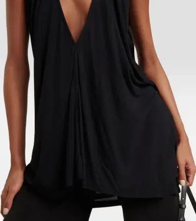 Rick Owens Lilies draped jersey top | Thumbnail 2 Rick Owens Lilies draped jersey top | Thumbnail 2