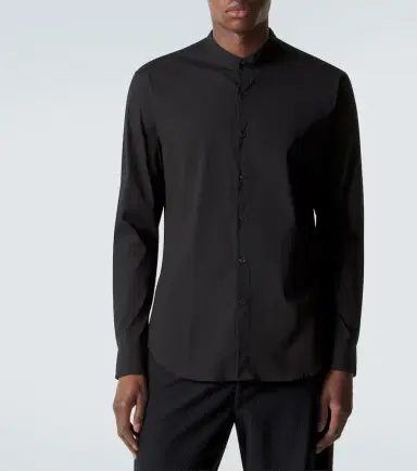 Giorgio Armani Icon cotton-blend poplin shirt | Thumbnail 2 Giorgio Armani Icon cotton-blend poplin shirt | Thumbnail 2