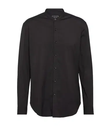 Giorgio Armani Icon cotton-blend poplin shirt | Thumbnail 1 Giorgio Armani Icon cotton-blend poplin shirt | Thumbnail 1