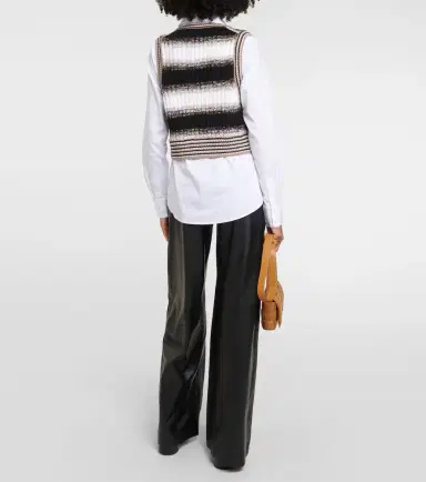 Veronica Beard Spear cotton-blend and wool shirt | Thumbnail 2 Veronica Beard Spear cotton-blend and wool shirt | Thumbnail 2