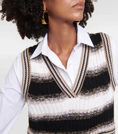 Veronica Beard Spear cotton-blend and wool shirt | Thumbnail 4 Veronica Beard Spear cotton-blend and wool shirt | Thumbnail 4