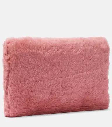 Max Mara Alpaca, wool, and silk teddy clutch | Thumbnail 5 Max Mara Alpaca, wool, and silk teddy clutch | Thumbnail 5