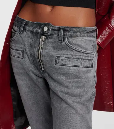 Courreges Courrèges Low-rise straight jeans | Thumbnail 2 Courreges Courrèges Low-rise straight jeans | Thumbnail 2