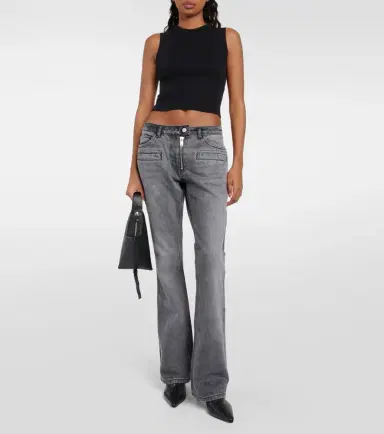 Courreges Courrèges Low-rise straight jeans | Thumbnail 5 Courreges Courrèges Low-rise straight jeans | Thumbnail 5