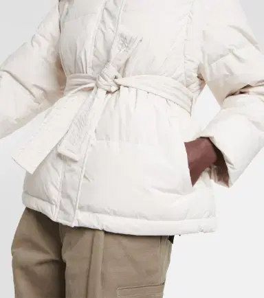 Yves Salomon Belted shearling-trimmed down jacket | Thumbnail 3 Yves Salomon Belted shearling-trimmed down jacket | Thumbnail 3