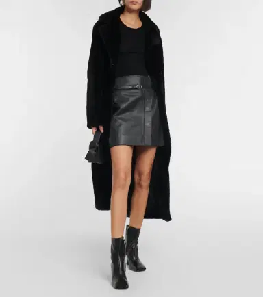 Yves Salomon Wrap leather miniskirt | Thumbnail 2 Yves Salomon Wrap leather miniskirt | Thumbnail 2