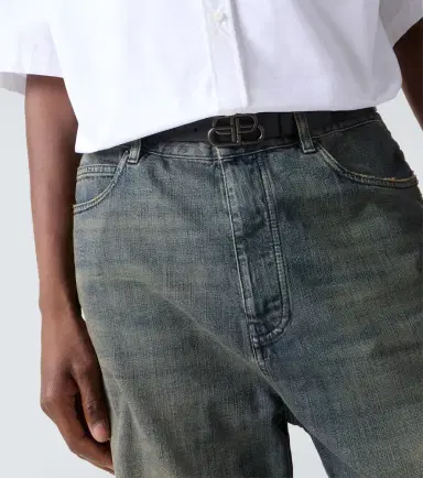 Balenciaga BB leather belt | Thumbnail 4 Balenciaga BB leather belt | Thumbnail 4