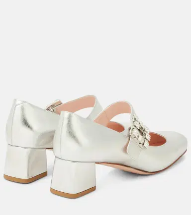 Roger Vivier Très Vivier metallic leather Mary Jane pumps | Thumbnail 2 Roger Vivier Très Vivier metallic leather Mary Jane pumps | Thumbnail 2