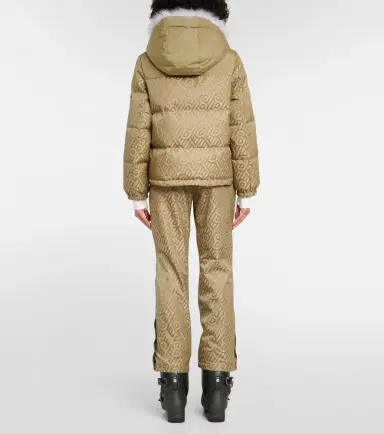 Yves Salomon Logo shearling-trimmed down jacket | Thumbnail 5 Yves Salomon Logo shearling-trimmed down jacket | Thumbnail 5