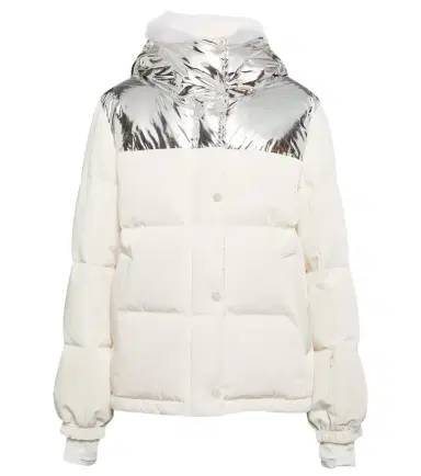 Yves Salomon Shearling-trimmed down jacket | Thumbnail 1 Yves Salomon Shearling-trimmed down jacket | Thumbnail 1