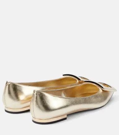 Roger Vivier Gommettine metallic leather ballet flats | Thumbnail 2 Roger Vivier Gommettine metallic leather ballet flats | Thumbnail 2