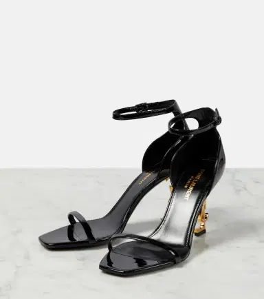 Saint Laurent Opyum 85 patent leather sandals | Thumbnail 3 Saint Laurent Opyum 85 patent leather sandals | Thumbnail 3
