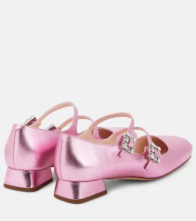 Roger Vivier Mini Très Vivier leather Mary Jane pumps | Thumbnail 2 Roger Vivier Mini Très Vivier leather Mary Jane pumps | Thumbnail 2
