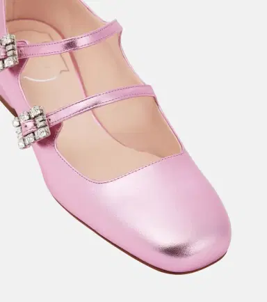 Roger Vivier Mini Très Vivier leather Mary Jane pumps | Thumbnail 4 Roger Vivier Mini Très Vivier leather Mary Jane pumps | Thumbnail 4