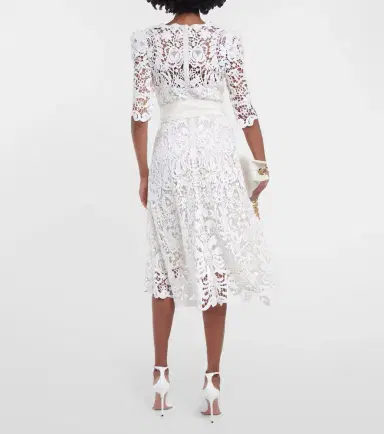 Elie Saab Lace midi dress | Thumbnail 5 Elie Saab Lace midi dress | Thumbnail 5