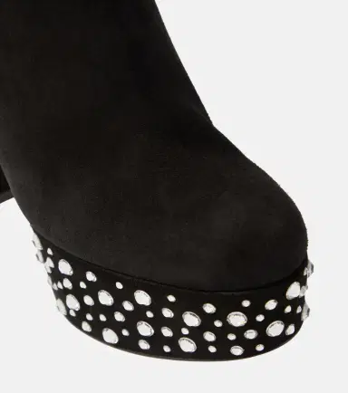 Gianvito Rossi Crystal Holly suede platform ankle boots | Thumbnail 6 Gianvito Rossi Crystal Holly suede platform ankle boots | Thumbnail 6
