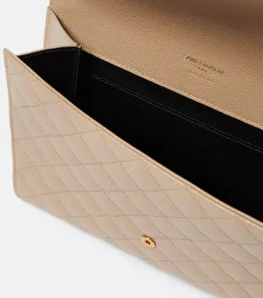 Saint Laurent Envelope matelassé leather clutch | Thumbnail 4 Saint Laurent Envelope matelassé leather clutch | Thumbnail 4