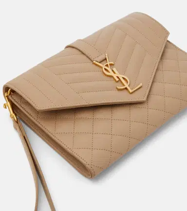 Saint Laurent Envelope matelassé leather clutch | Thumbnail 5 Saint Laurent Envelope matelassé leather clutch | Thumbnail 5
