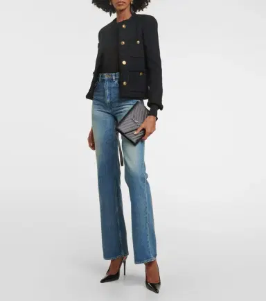 Saint Laurent Cassandre matelassé leather clutch | Thumbnail 2 Saint Laurent Cassandre matelassé leather clutch | Thumbnail 2
