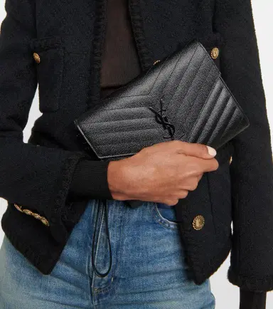 Saint Laurent Cassandre matelassé leather clutch | Thumbnail 3 Saint Laurent Cassandre matelassé leather clutch | Thumbnail 3