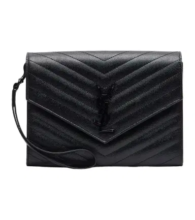 Saint Laurent Cassandre matelassé leather clutch | Thumbnail 1 Saint Laurent Cassandre matelassé leather clutch | Thumbnail 1