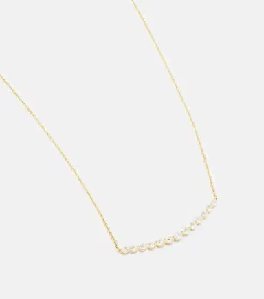 Anita Ko Crescent 18kt yellow gold necklace with diamonds | Thumbnail 3 Anita Ko Crescent 18kt yellow gold necklace with diamonds | Thumbnail 3