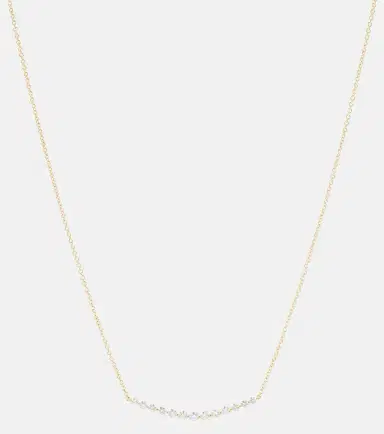 Anita Ko Crescent 18kt yellow gold necklace with diamonds | Thumbnail 1 Anita Ko Crescent 18kt yellow gold necklace with diamonds | Thumbnail 1
