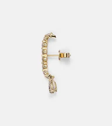 Anita Ko 18kt gold single earring with diamonds | Thumbnail 2 Anita Ko 18kt gold single earring with diamonds | Thumbnail 2
