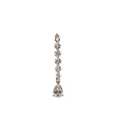 Anita Ko 18kt gold single earring with diamonds | Thumbnail 1 Anita Ko 18kt gold single earring with diamonds | Thumbnail 1