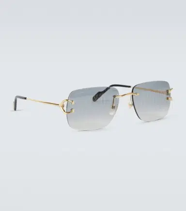 Cartier Eyewear Collection Monogram rectangular sunglasses | Thumbnail 3 Cartier Eyewear Collection Monogram rectangular sunglasses | Thumbnail 3