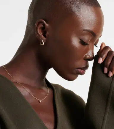 Sophie Bille Brahe Petit Courant 18kt gold hoop earrings with diamonds | Thumbnail 3 Sophie Bille Brahe Petit Courant 18kt gold hoop earrings with diamonds | Thumbnail 3
