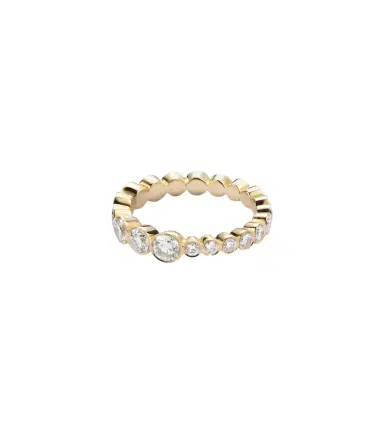Sophie Bille Brahe Ensemble Croissant 18kt gold ring with diamonds | Thumbnail 1 Sophie Bille Brahe Ensemble Croissant 18kt gold ring with diamonds | Thumbnail 1