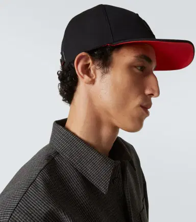 Christian Louboutin Mooncrest cotton canvas baseball cap | Thumbnail 3 Christian Louboutin Mooncrest cotton canvas baseball cap | Thumbnail 3